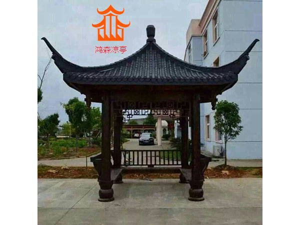 四角凉亭