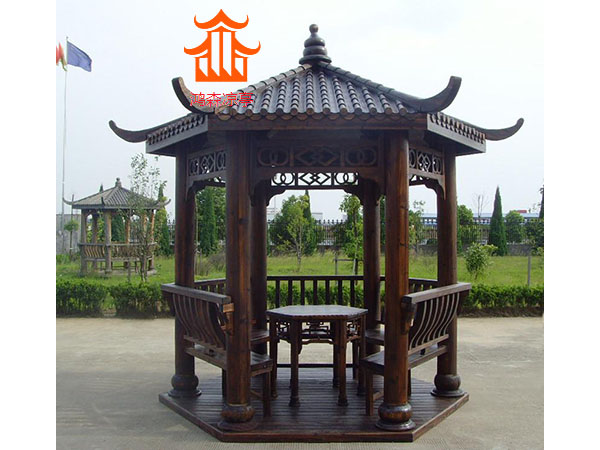 六角凉亭